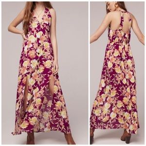NWOT Band of Gypsies Floral Button-down Maxi